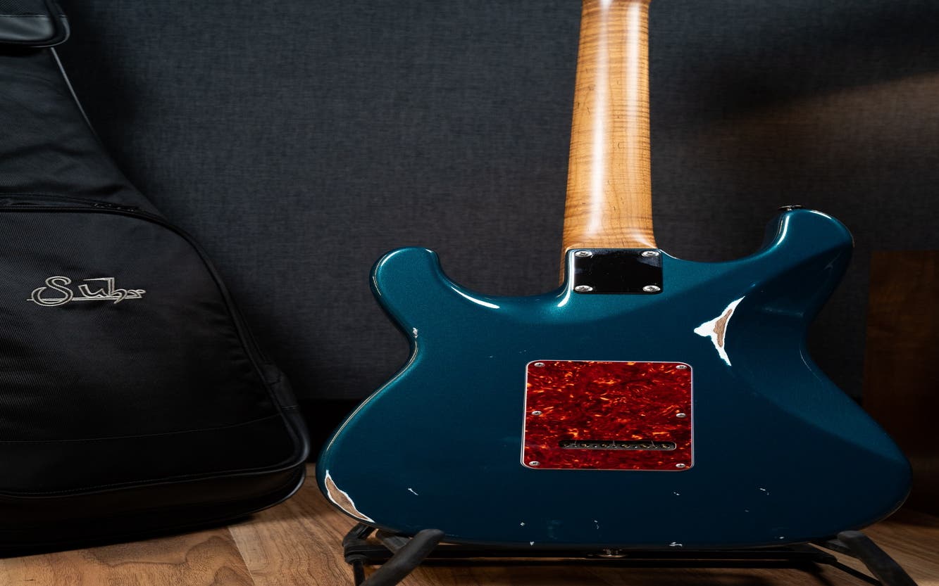 Suhr Classic S Antique HH Electric Guitar w/Gigbag - Ocean Turquoise Metallic