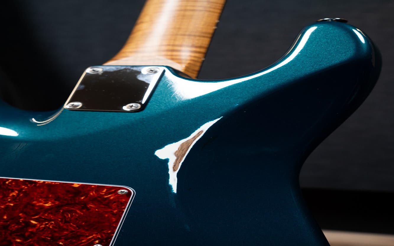 Suhr Classic S Antique HH Electric Guitar w/Gigbag - Ocean Turquoise Metallic