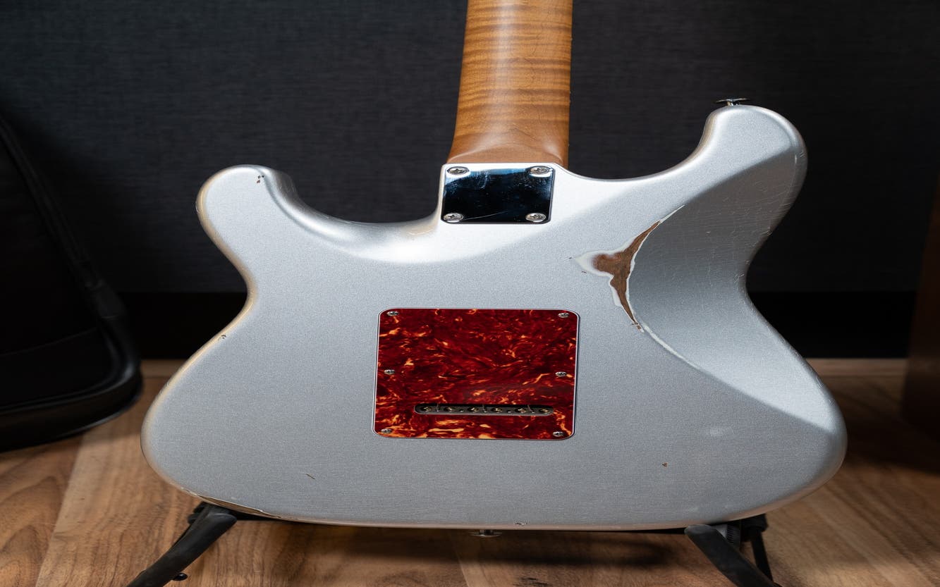 Suhr Classic S Antique HH Electric Guitar w/Gigbag - Firemist Silver