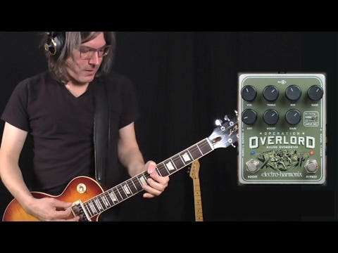 Electro Harmonix Operation Overlord Stereo Overdrive Pedal