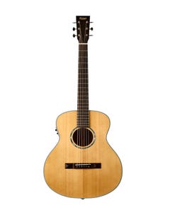 Tasman Seeker TA100-ME Mini Jumbo Acoustic Electric Guitar w/Case