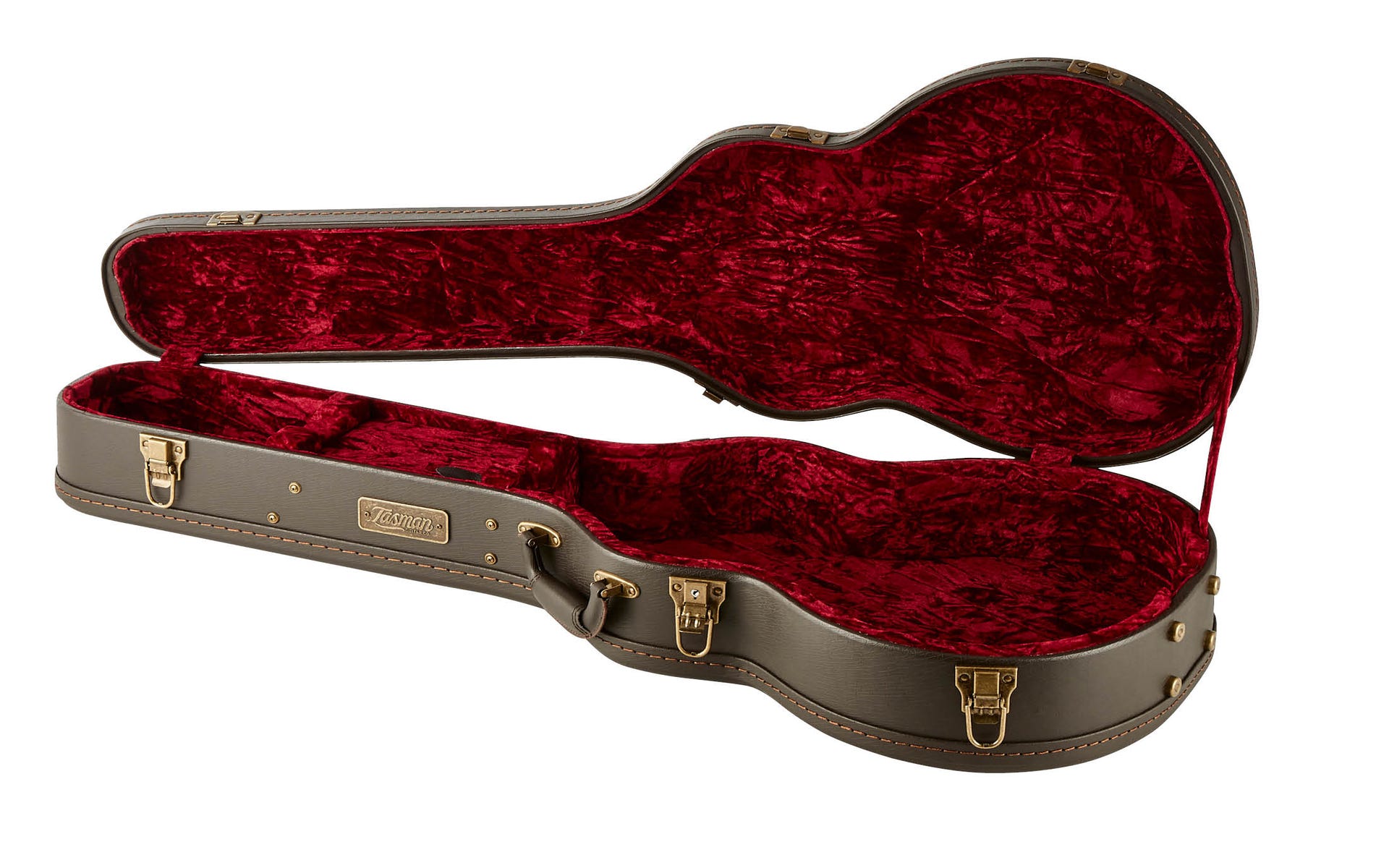 Tasman Seeker TA100-ME Mini Jumbo Acoustic Electric Guitar w/Case