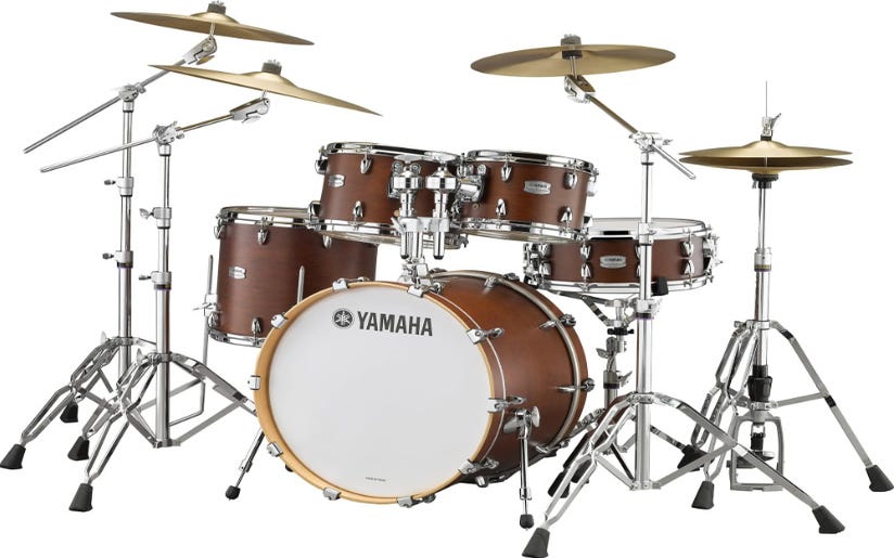 Yamaha Tour Custom Euro Drum Kit w/Hardware - Chocolate Satin