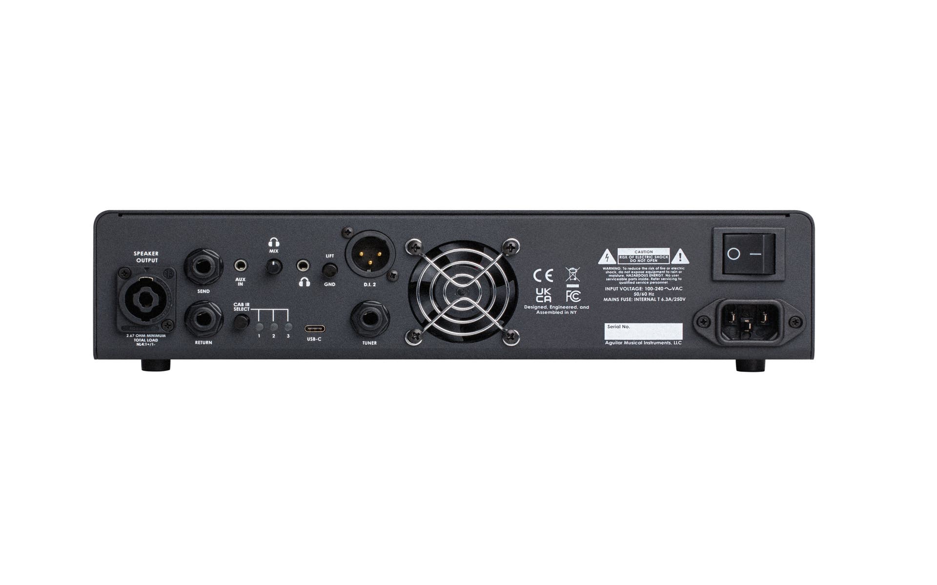 Aguitar TH-700V2 Tone Hammer 700w Bass Head V2