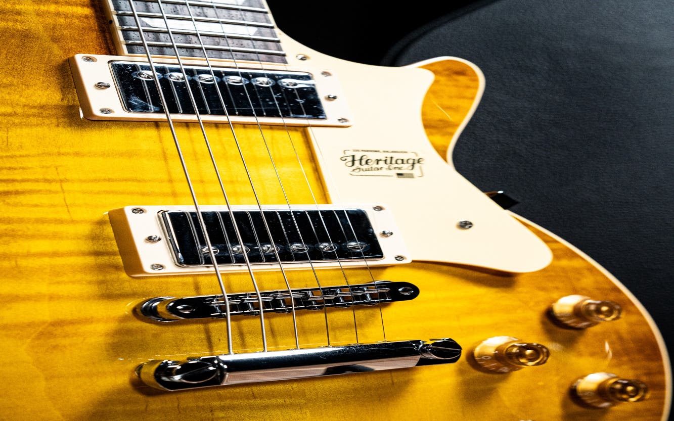 Heritage H-150 Electric Guitar w/Case - Dirty Lemon Burst
