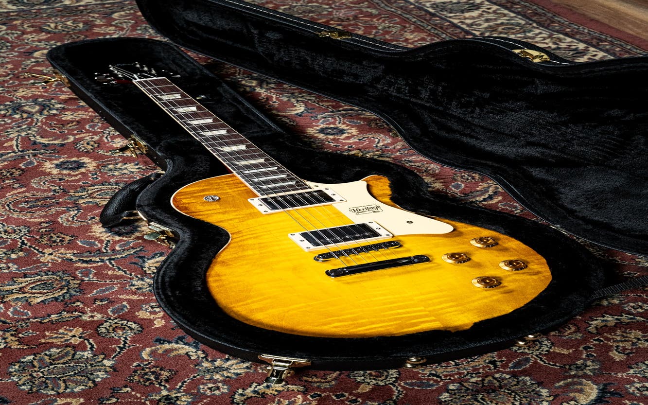 Heritage H-150 Electric Guitar w/Case - Dirty Lemon Burst