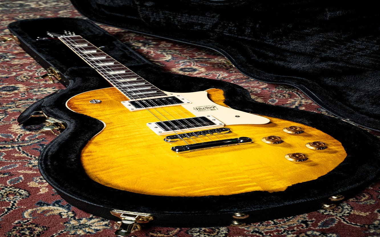 Heritage H-150 Electric Guitar w/Case - Dirty Lemon Burst