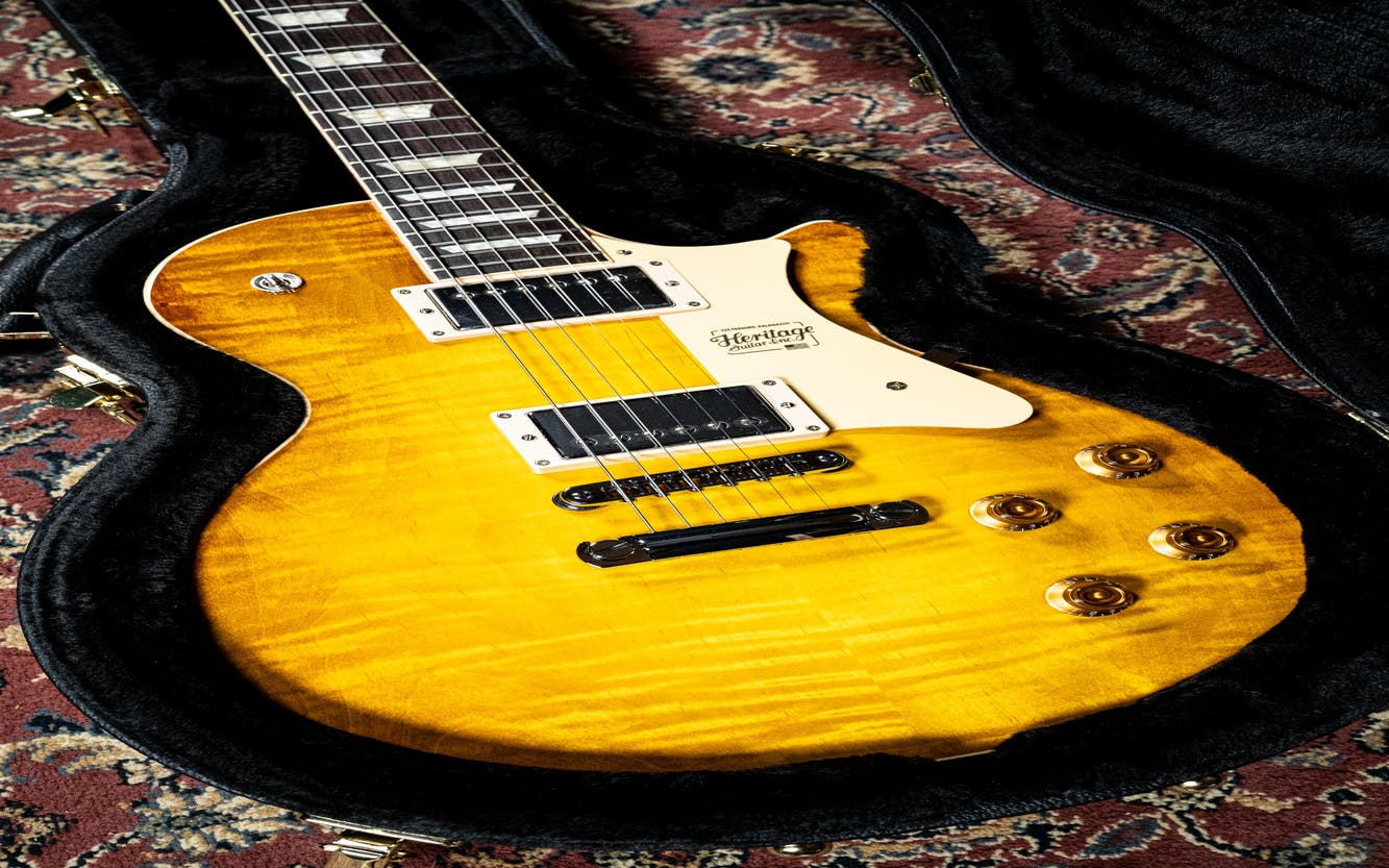 Heritage H-150 Electric Guitar w/Case - Dirty Lemon Burst