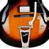Cort Yorktown-BV Semi Hollow Electric Guitar - Tobacco Burst