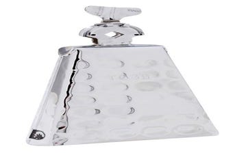 Toca Pro Line Low-Rut Cowbell - Stainless Steel w/Mount