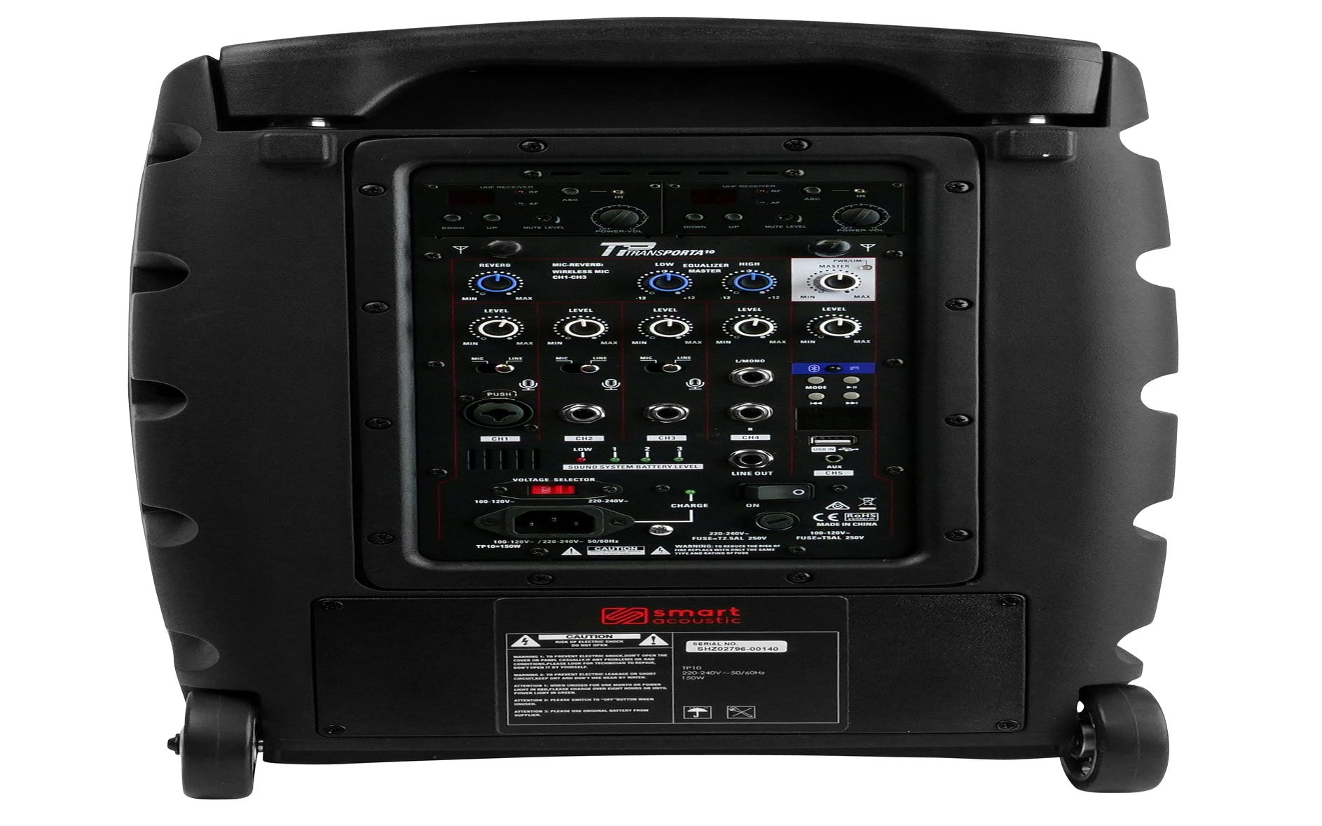 Smart Acoustic TRANSPORTA 10 Portable PA System (655-679MHZ)