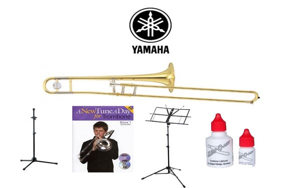Yamaha YSL154 Trombone Quality Start-up Package (YSL-154)!