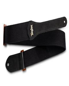 Taylor GS Mini Guitar Strap - Cotton 2" - Black