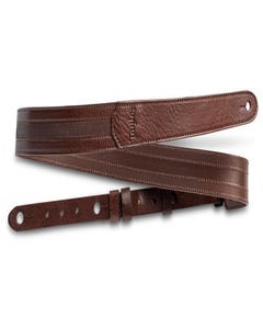 Taylor Slim 1.5" Vegan Leather Guitar Strap - Chocolate Brown