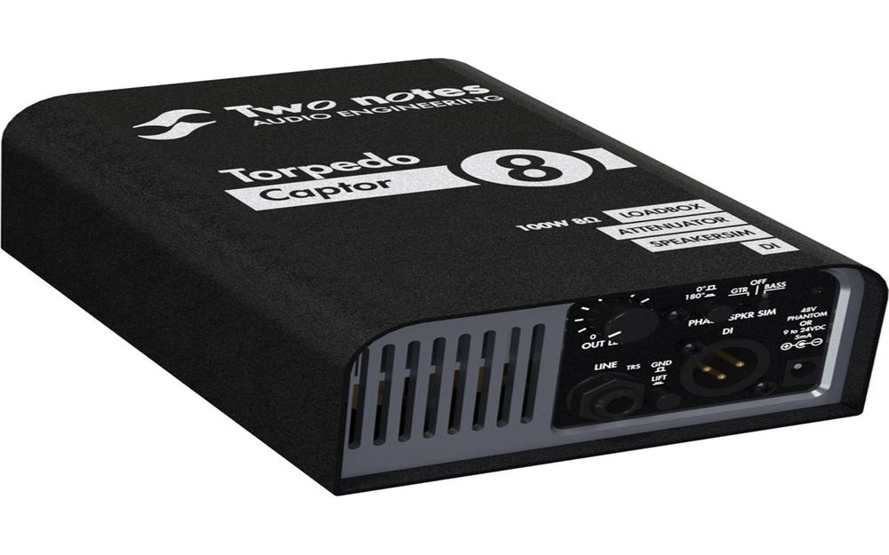 Two Notes Torpedo Captor Compact Loadbox and Amp DI - 8 ohm