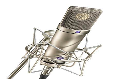 Neumann U87AI Nickel Condenser Microphone - Studio Set (Includes Suspension Mount)