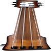Ibanez UB804 MOB Fretless Standing Bass w/Stand - Mahogany Oil Burst