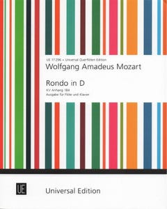 Rondo in D - KV Anh. 184 - Arr Vester Flute/Piano (UE)