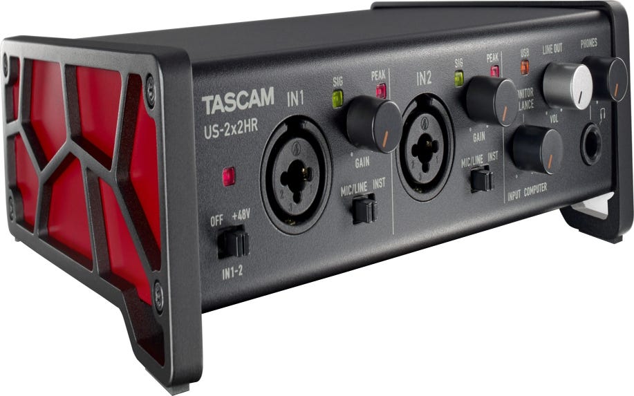 Tascam US-2x2HR High Resolution USB Audio Interface