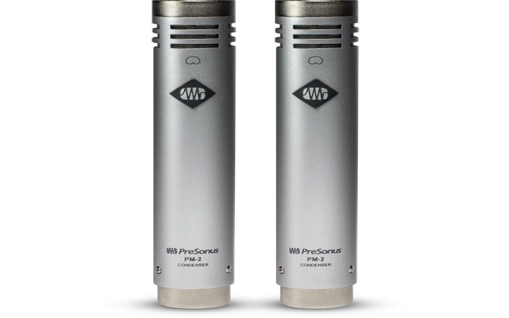 Presonus PM-2 Small-Diaphragm Cardioid Condenser Microphones (Stereo Pair)