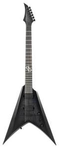 Solar V2.6FBB Baritone Electric Guitar w/Bag - Flame Black Burst