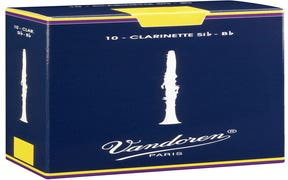 Vandoren traditional clarinet reeds - box of 10 - strength 3.5
