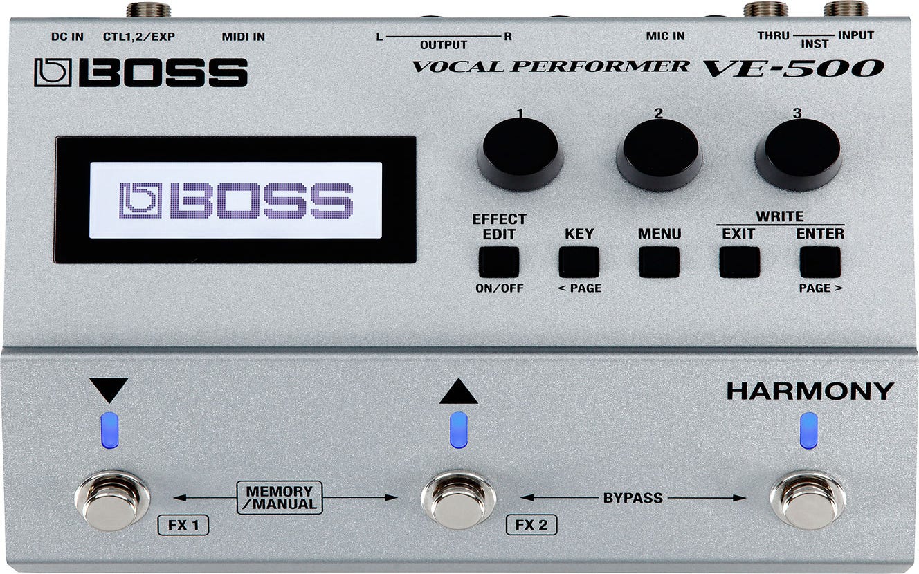 Boss VE-500 Vocal Performer Pedal (VE500)