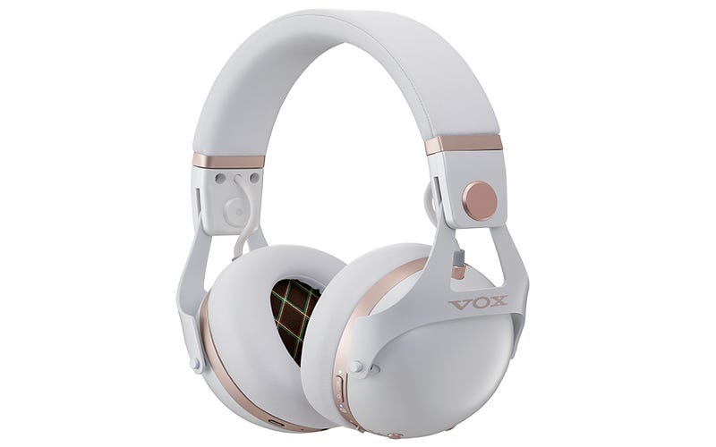 Vox VH-Q1 Smart Noise Cancelling Headphones for Guitar - White (LIMITED)