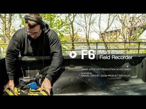 Zoom F6 MultiTrack Field Recorder