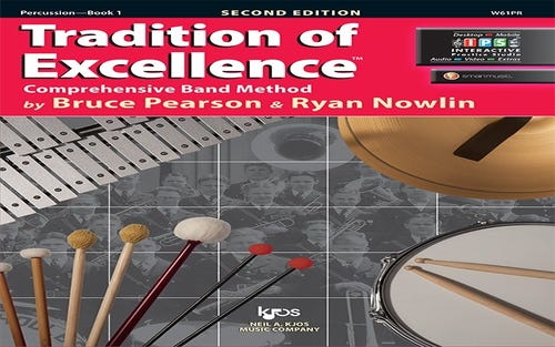 Tradition Of Excellence Bk 1 Bk/Dvd - Percussion (W61PR)