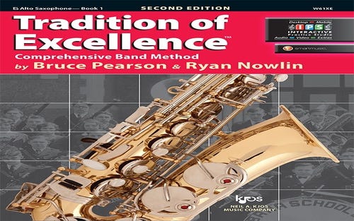 Tradition Of Excellence Bk 1 Bk/Dvd - Alto Sax (W61XE)
