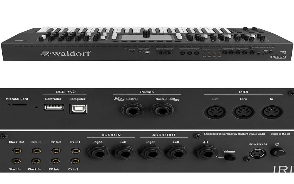 Waldord Iridium Synthesizer 49-Key Synth Keyboard