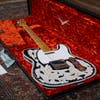 Fender Custom Shop Masterbuilt Waylon Jennings BTB 54' Telecaster Relic - Black and White Tooled Leather over Butterscotch Blonde