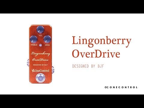 One Control BJF Lingonberry Overdrive Pedal