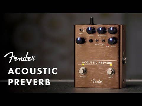 Fender Acoustic Preverb Preamp / Reverb Pedal