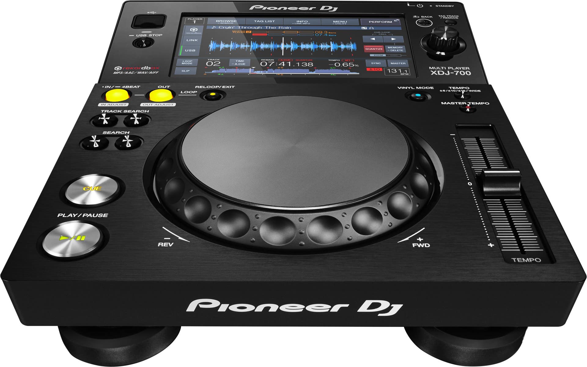 Pioneer XDJ-700 rekordbox compatible compact digital deck