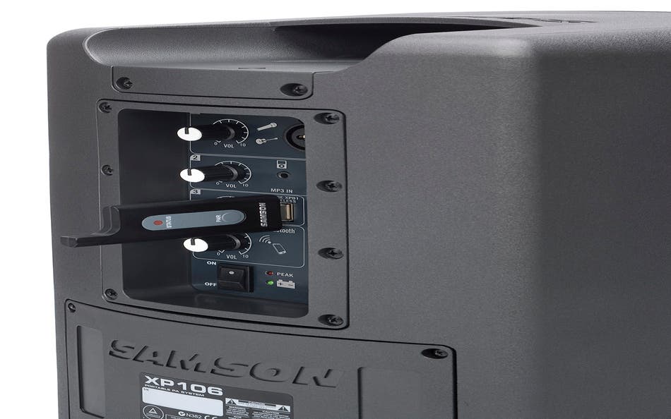 Samson Expedition XP106w - Portable PA w/ Wireless Microphone and Bluetooth