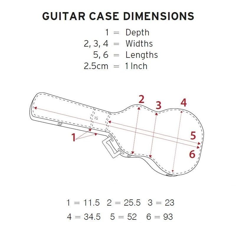 V-Case HC2000 3/4 size Classical Guitar Case