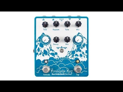EarthQuaker Devices Avalanche Run v2 Stereo Reverb & Delay Pedal w/Tap Tempo