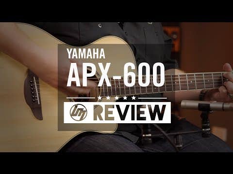 Yamaha APX600 Thinline Acoustic Electric Guitar - Black