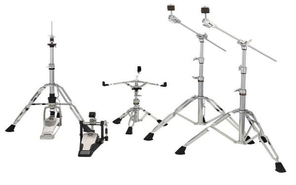 Yamaha Absolute Hybrid Maple 5pc Drum Kit w/HW880 Hardware Pack - Solid Black