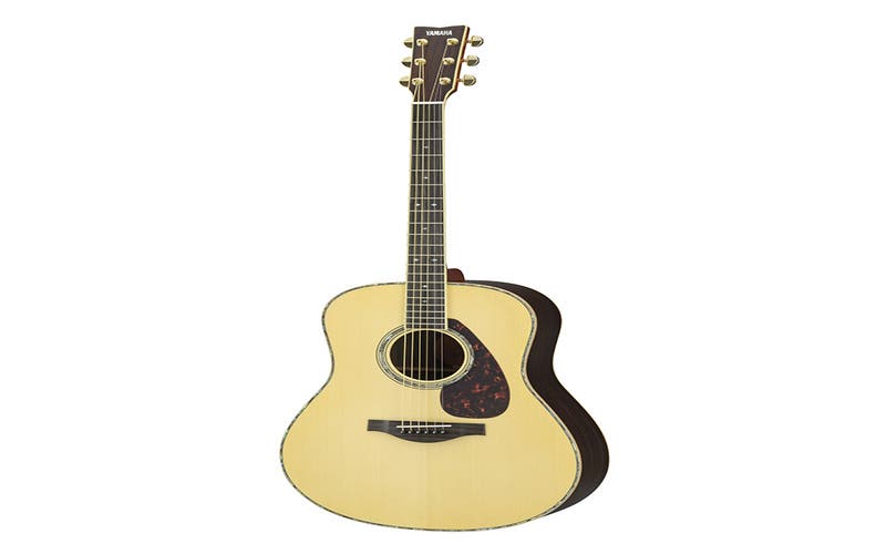 Yamaha LL16D Jumbo Acoustic Electric Guitar w/Hard Bag - Natural
