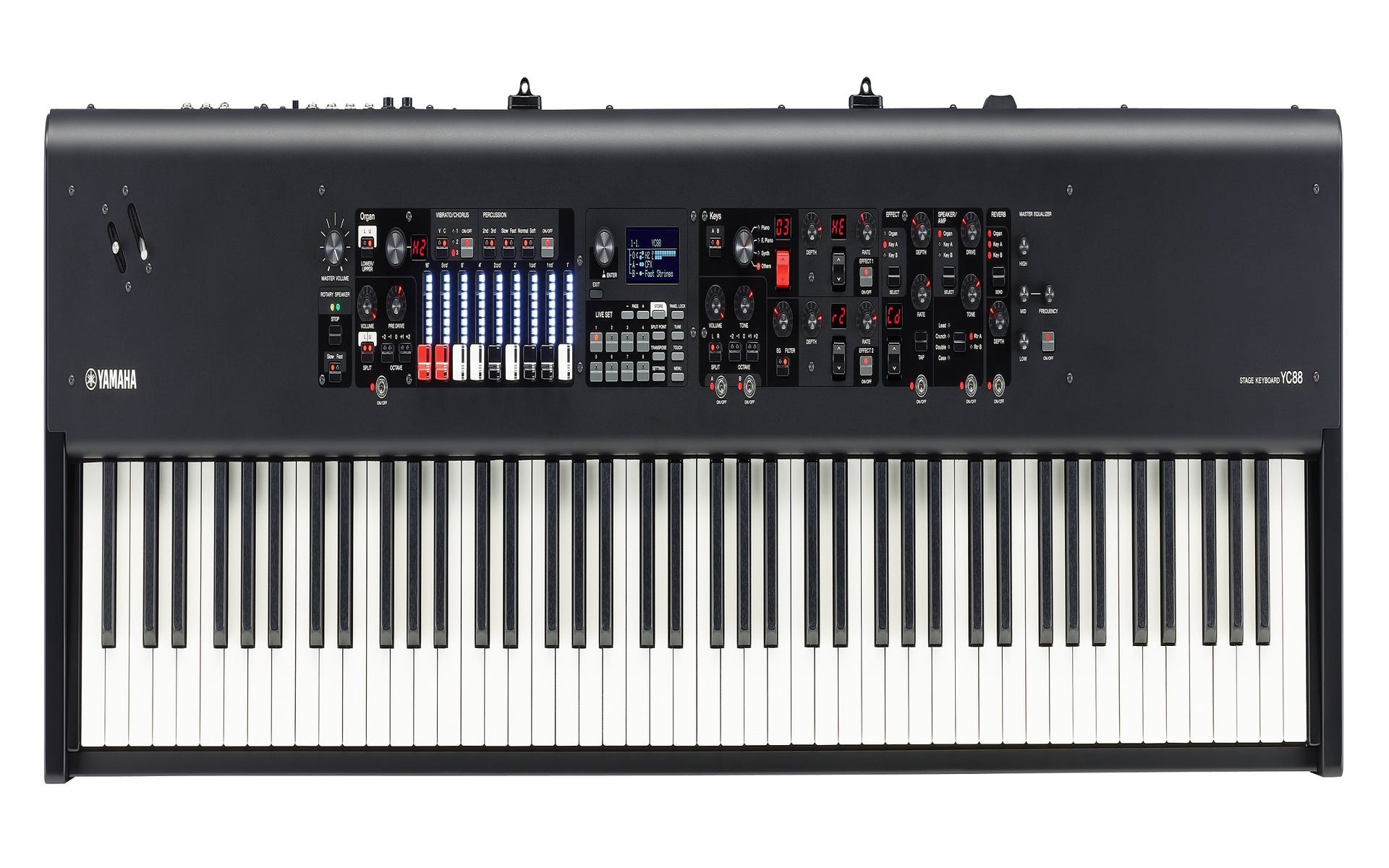 Yamaha YC88 Stage Keyboard w/88 Natural Wood Weighted Keys