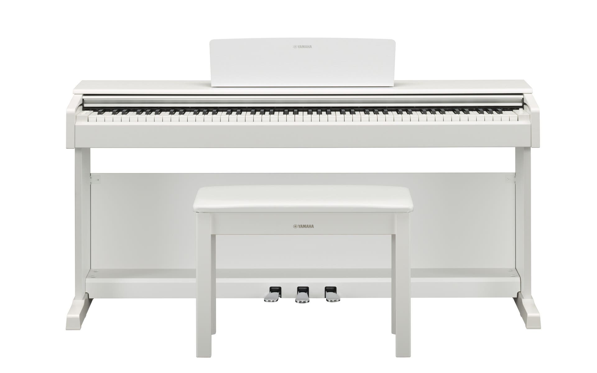 Yamaha Arius YDP-145 Digital Piano w/matching bench - White