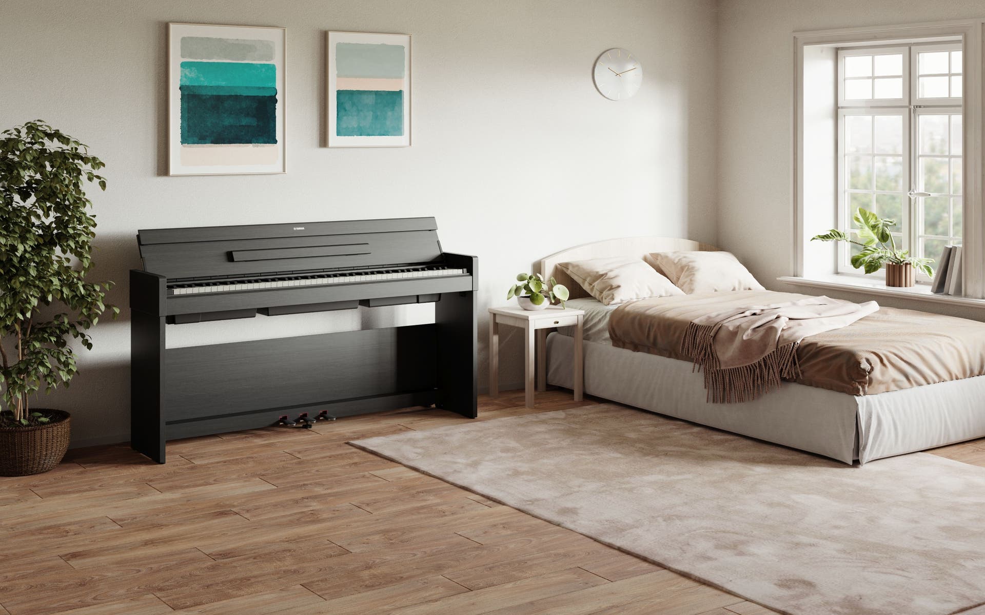 Yamaha YDP-S35 Arius Slimline Digital Piano - Black