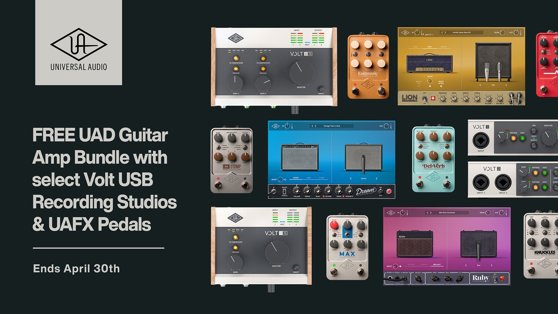Universal Audio UAFX Dream '65 Reverb Amp Emulator Pedal Universal Audio UAFX Dream '65 Reverb Amp Emulator Pedal